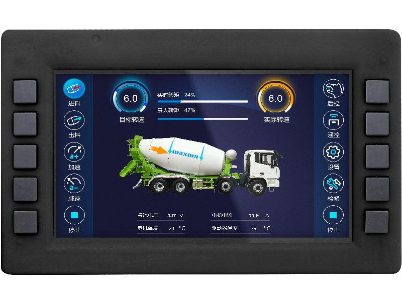 In-vehicle touch display screen